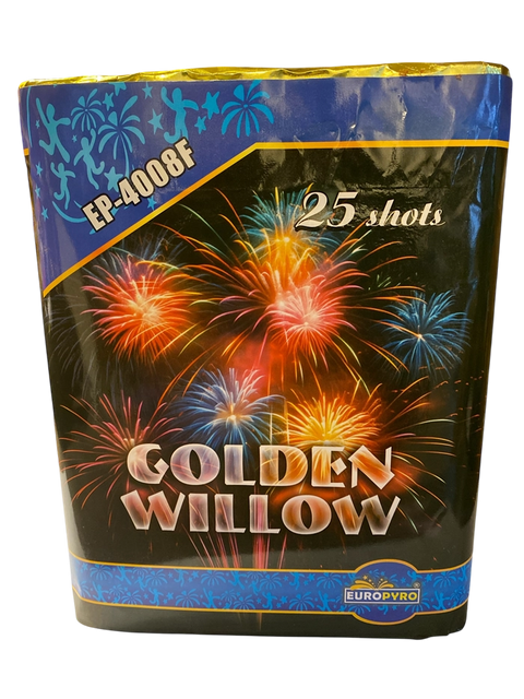 GOLDEN WILLOW - 25 SKUDS BATTERI - 25MM
