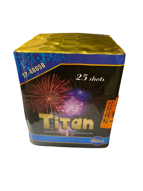 TITAN - 25 SKUDS BATTERI - 25MM
